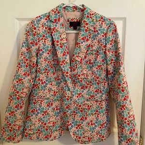 Immaculate J. Crew Liberty blazer! Size 4. Super cute style for spring!